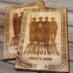 Tombstone Cribbage Board